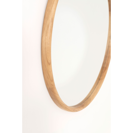 ESPEJO CIRCULAR 90*90 CM. MADERA MACIZA ROBLE