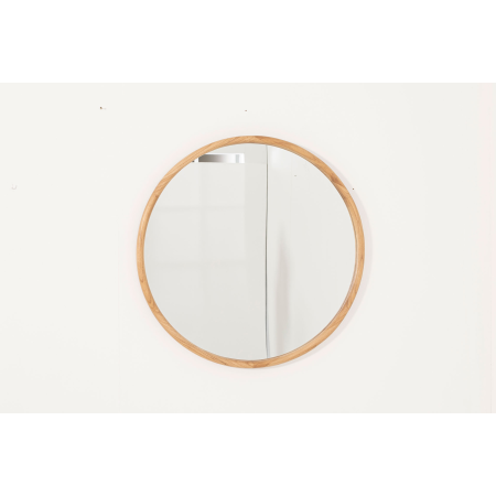 ESPEJO CIRCULAR 90*90 CM. MADERA MACIZA ROBLE