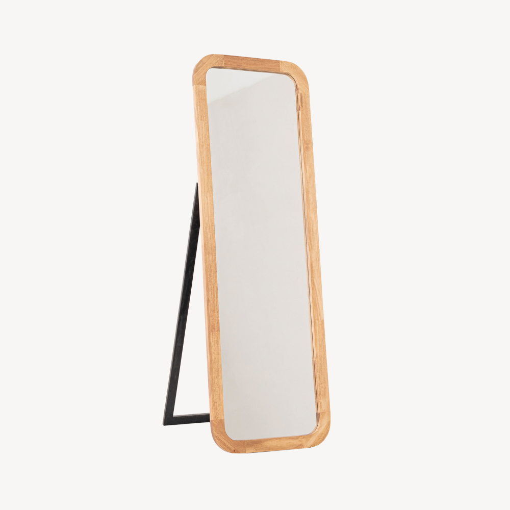 ESPEJO DE SUELO MADERA NOGAL 150*50 CM