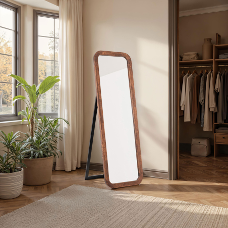 ESPEJO DE SUELO MADERA ROBLE 150*50 CM