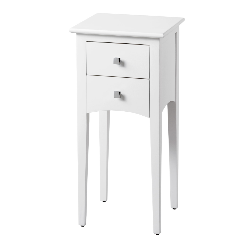 MESITA OSLO, 3 CAJONES. BLANCO