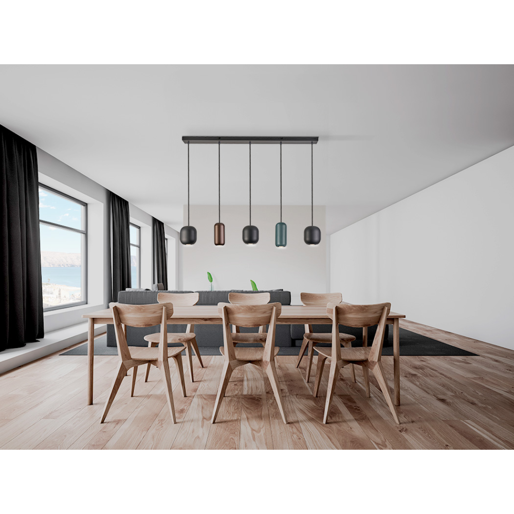 I3-NIMES- LAMPARA 5L NEGRO-COLORES