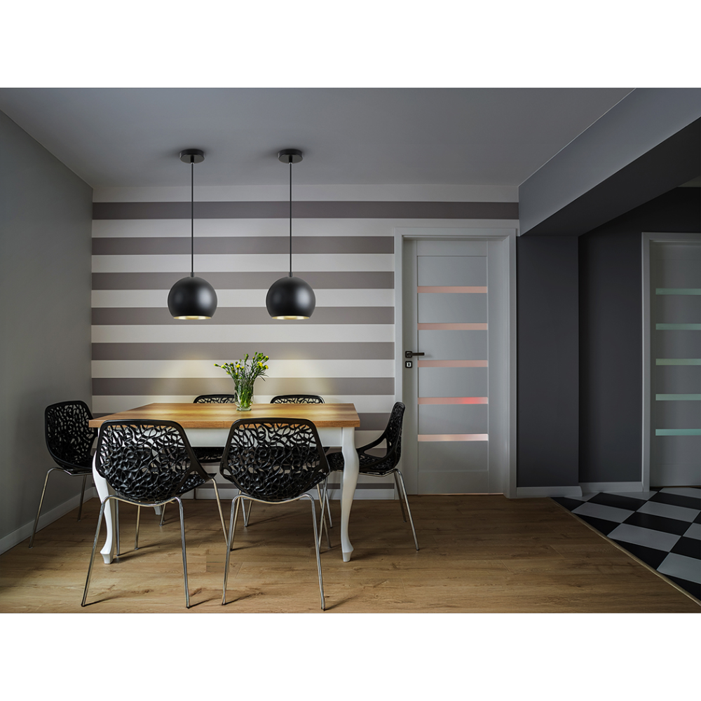 I3-OLENA- LAMPARA 1L -NEGRO/ORO