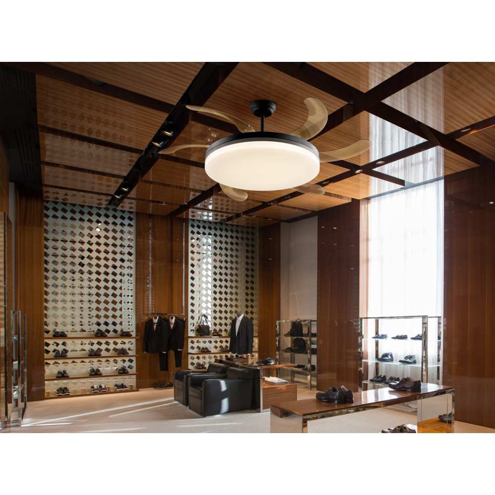 VENTO MAXI-VENTILADOR NEGRO D80/150 DIM