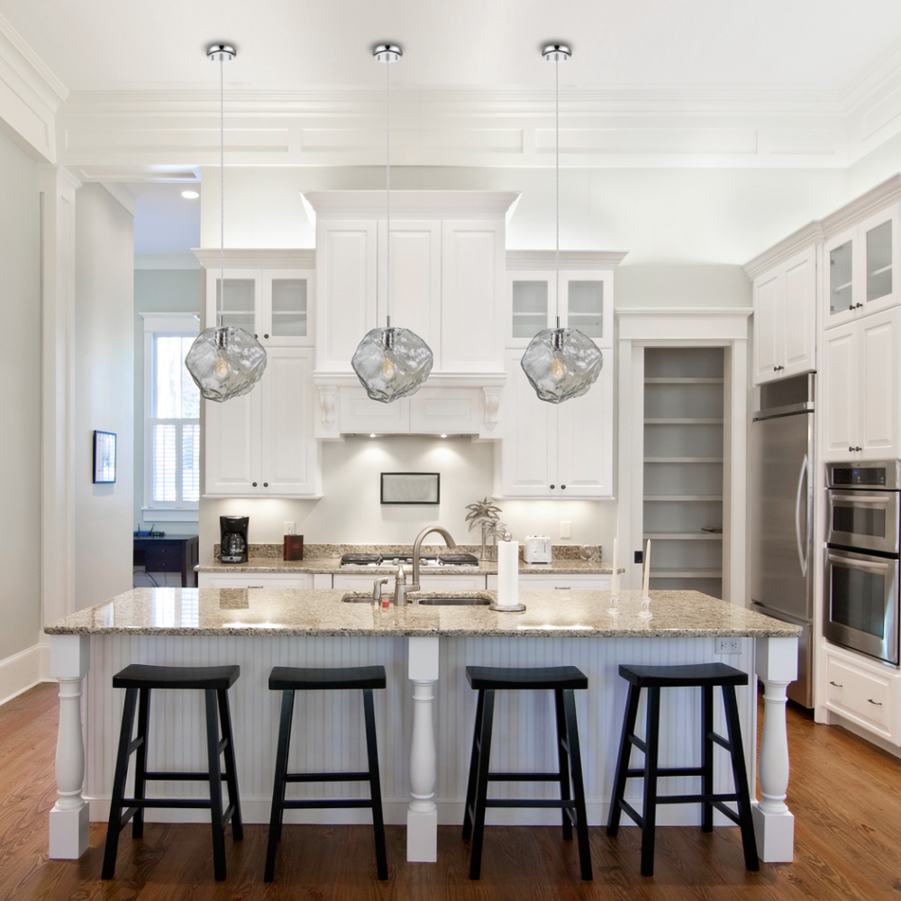 LAMPARA 1L ?27?PETRA?CROMO E27