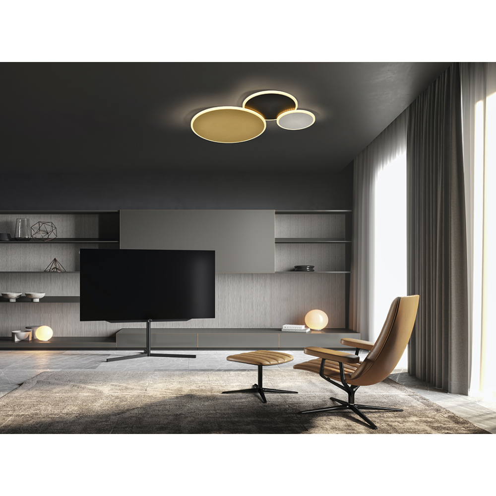 UMBRA- PLAFON ORO-NEGRO-BLANCO