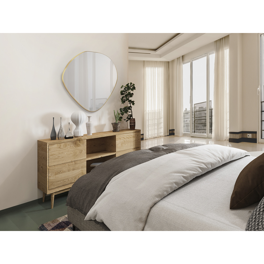 MIMO - ESPEJO 80X80 ORO