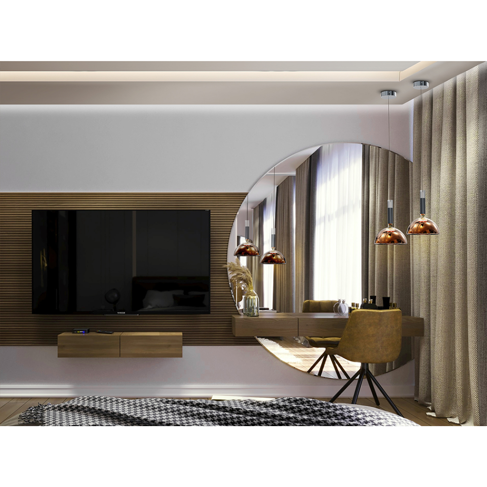 CHARLIZE- LAMPARA 1L- COBRE