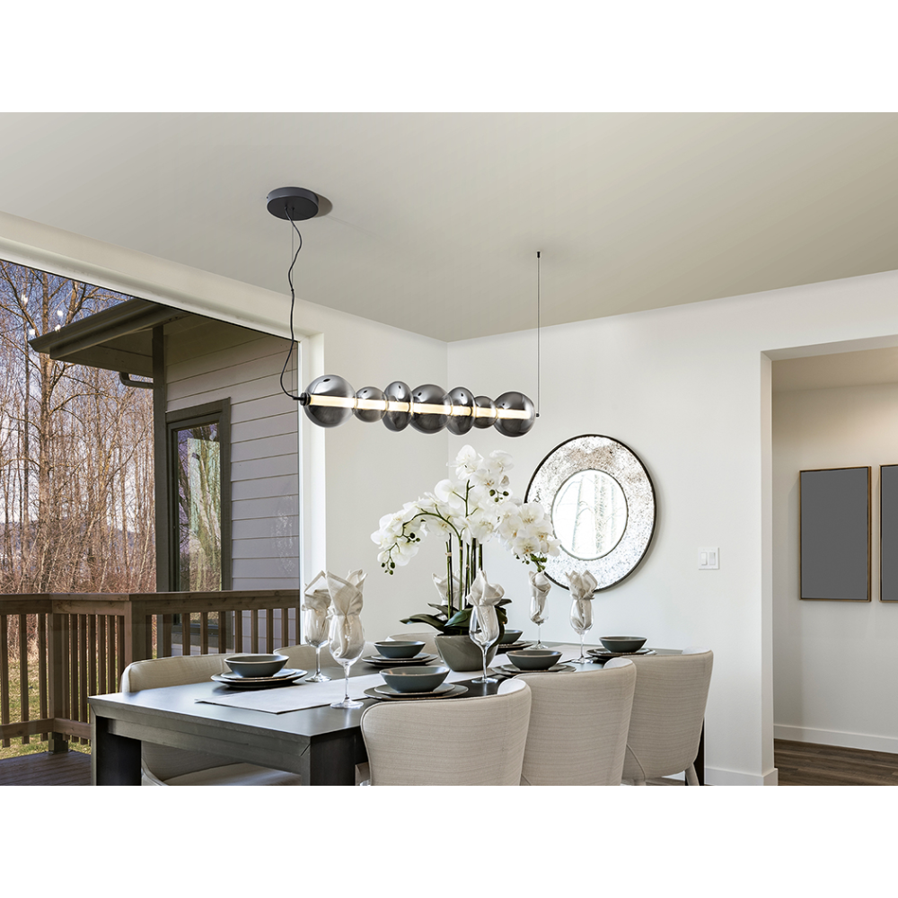 GLADIS- LAMPARA GRANDE NEGRO-SMOKE