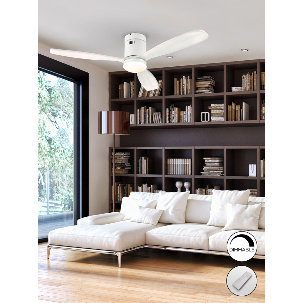 SIROCO-VENTILADOR BLANCO  D132 DIM