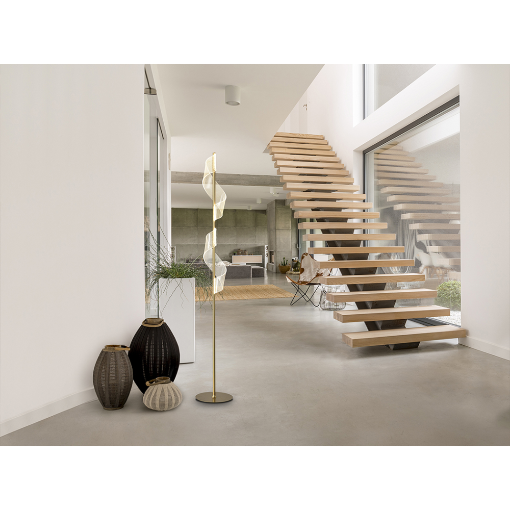 VELAS- PIE SALON LED, ORO