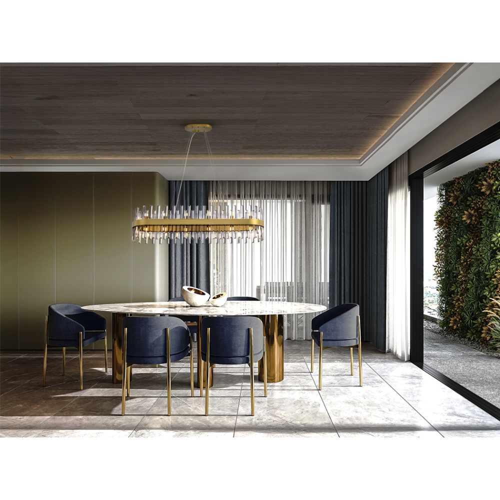 GRACE- LAMPARA 28L ORO OVAL