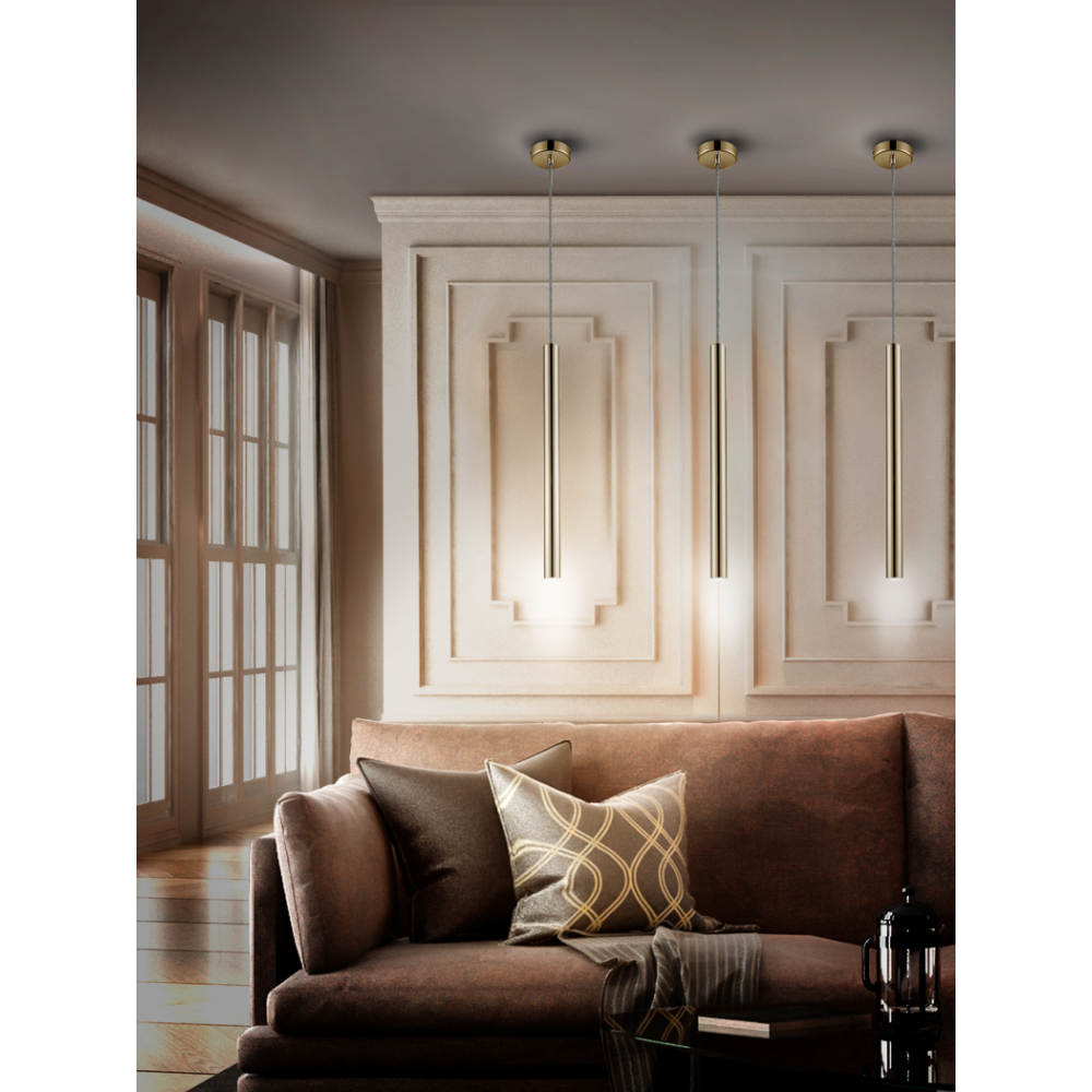 LAMPARA ?VARAS? ORO 1L