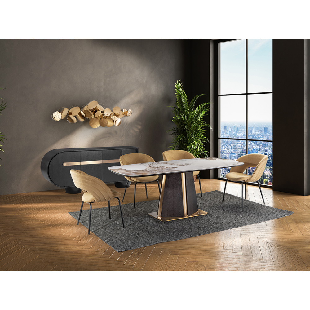 LUCA-MESA COMEDOR ROBLE OSC.