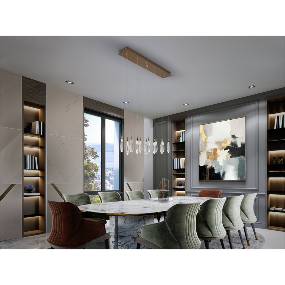 LAGRIMAS- LAMPARA 12L ORO ROSA