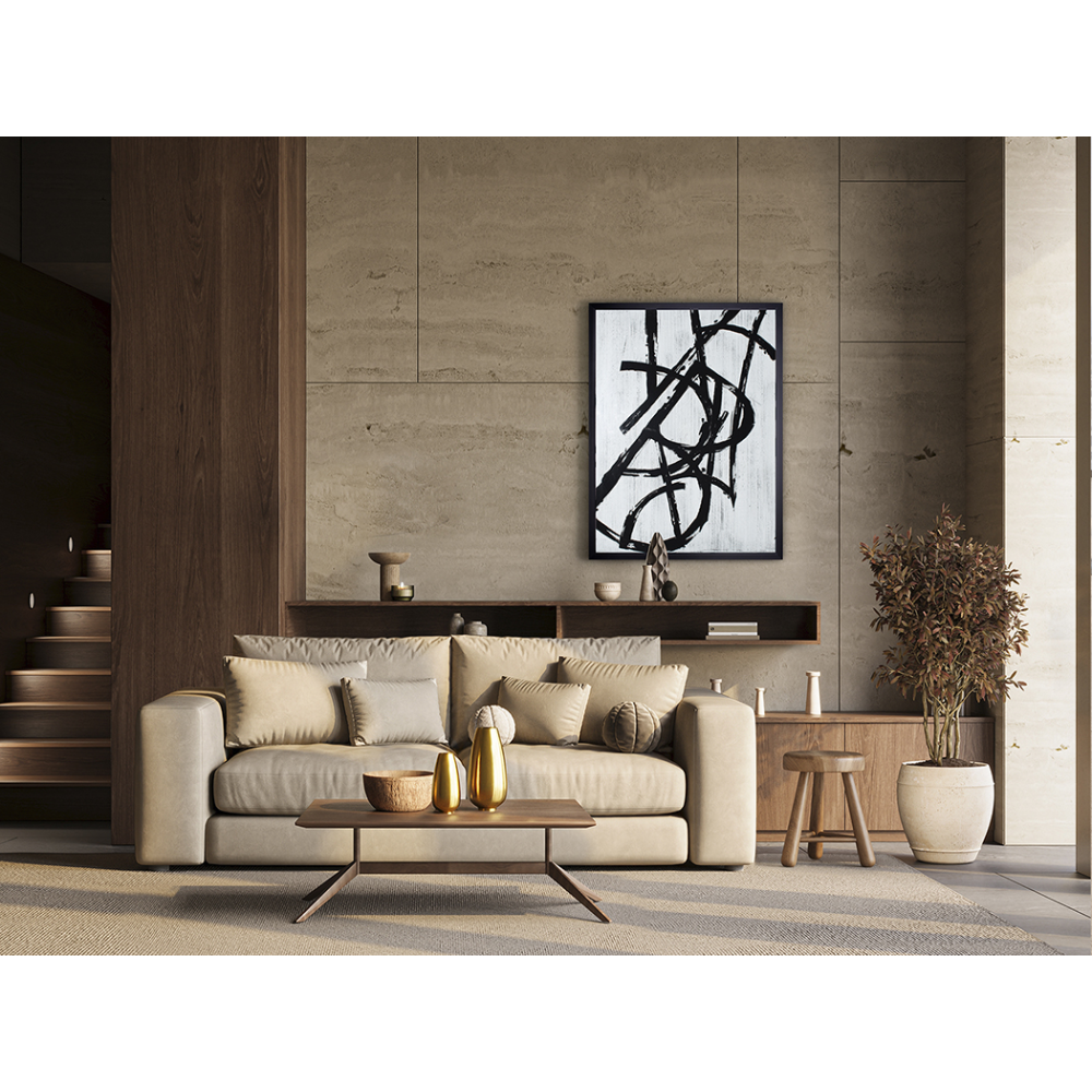 GRAPHOS BLANCO - CUADRO 75X100