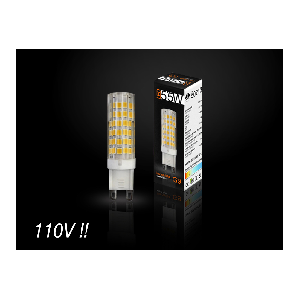 BOMBILLA LEDG9 3000K 5,5W 110V