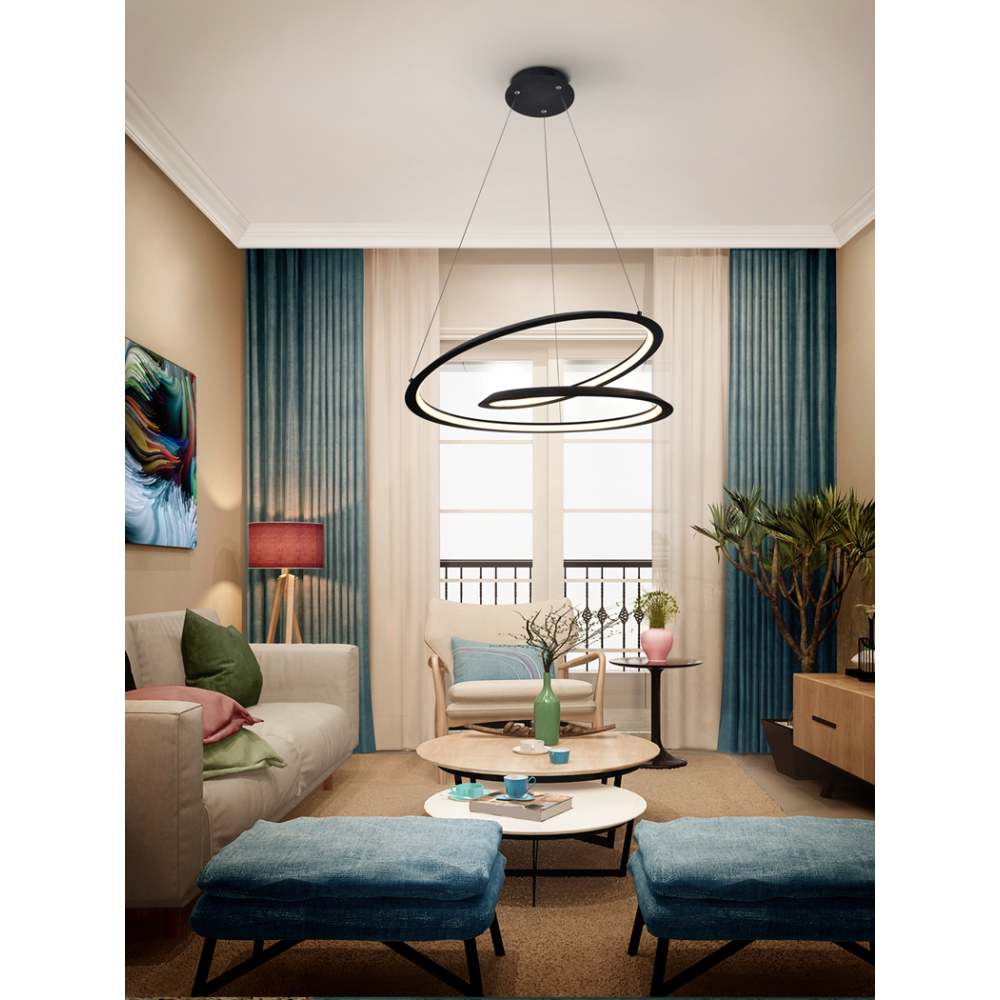 LOOPING- LAMPARA NEGRO ?60