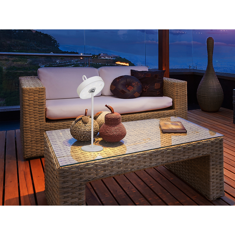 GONG- SOBREMESA LED BLANCO