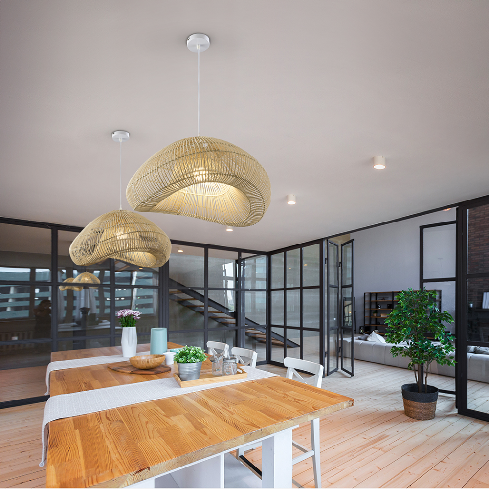 SABAH- LAMPARA RATAN NATURAL 55CM