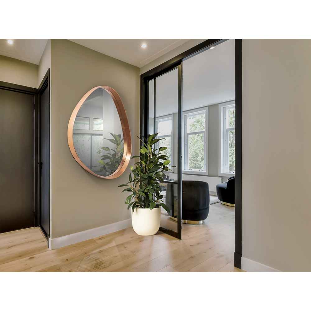 JULIE- ESPEJO PAN DE ORO ROSA