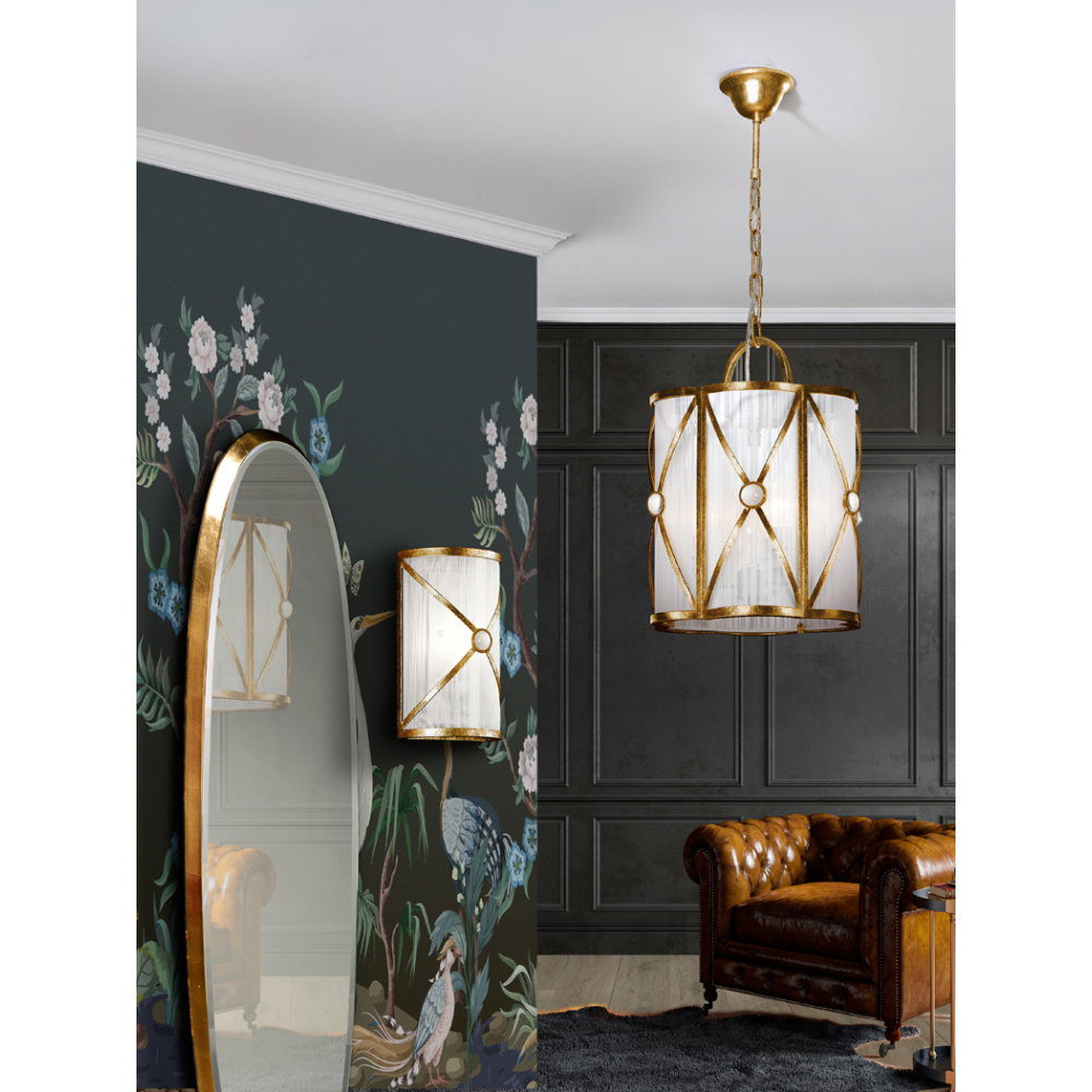 LAMPARA 3L ?ESPARTA? ORO