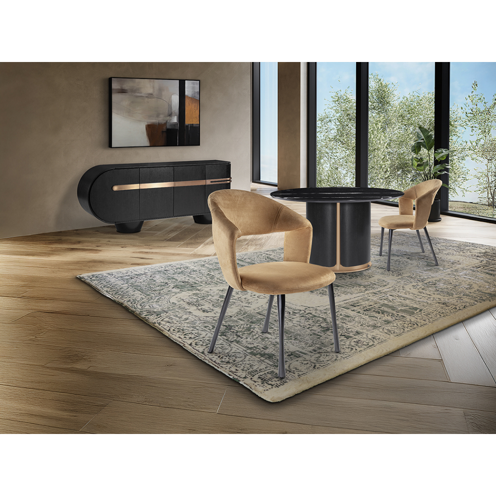 WILLY- SILLA - CAMEL/NEGRO