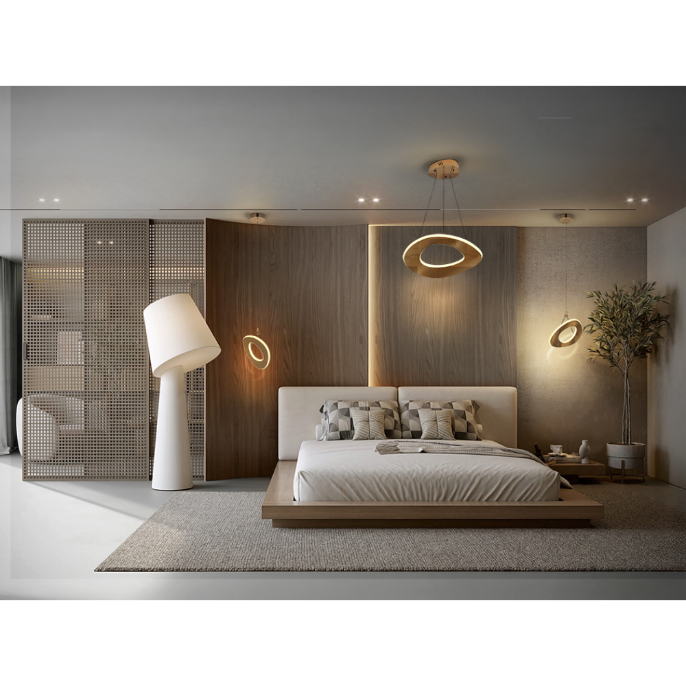 MIRENA- LAMPARA 1L ORO ROSA D50