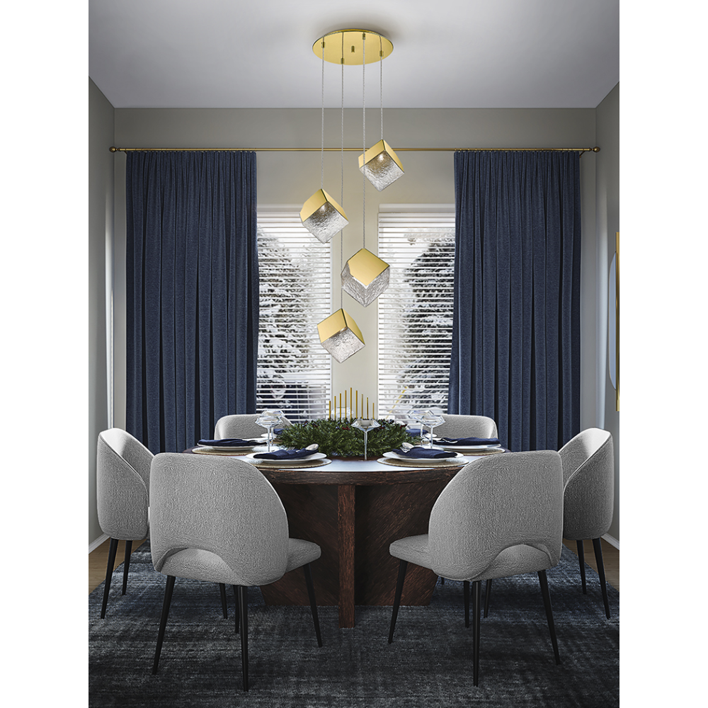 PRISCILA- LAMPARA 4L ORO