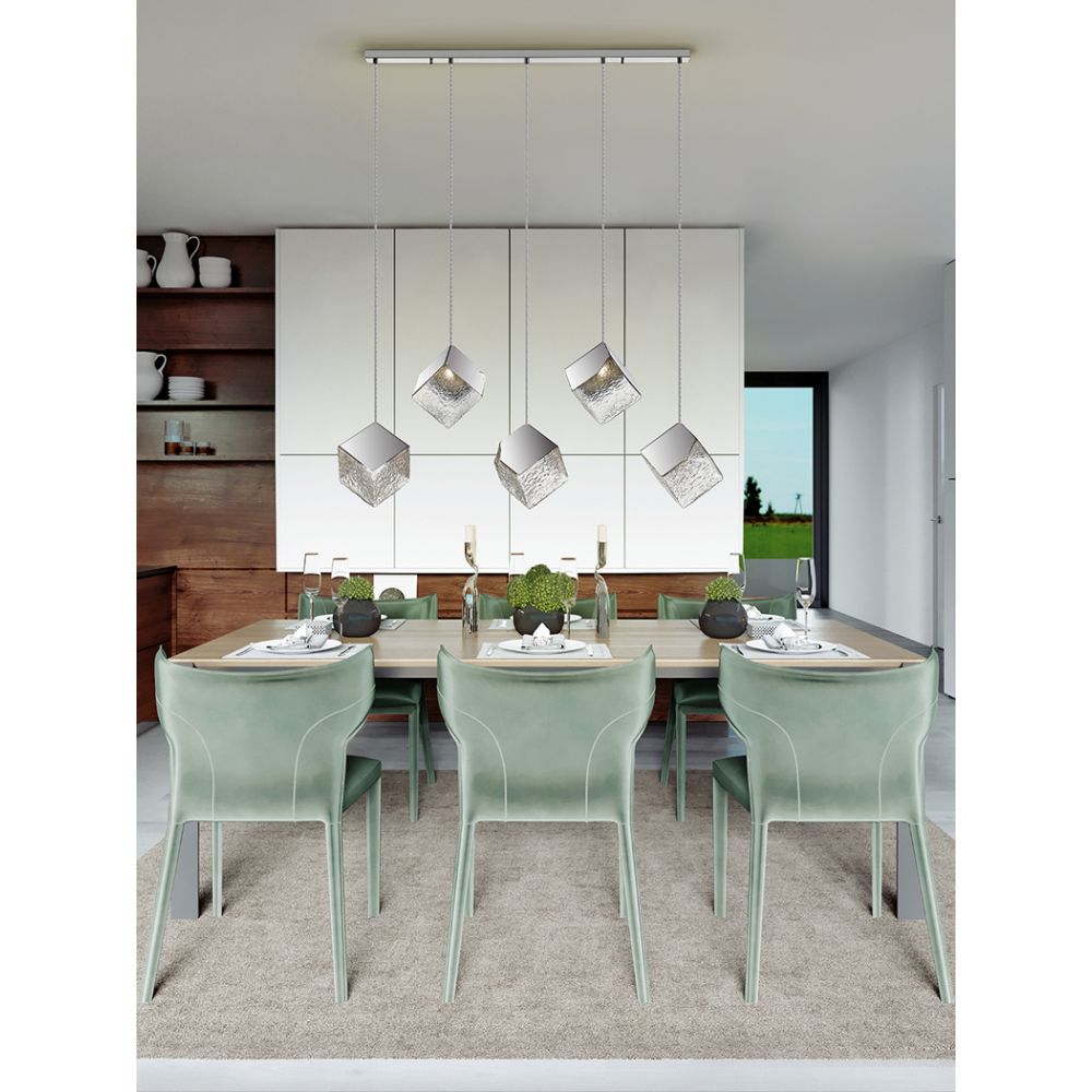 PRISCILA- LAMPARA 5L CROMO