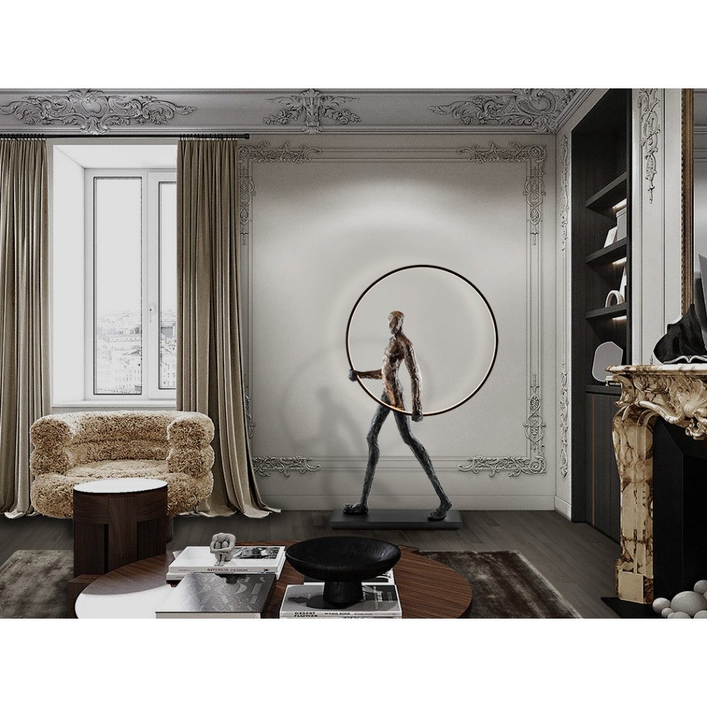 CAMINANTE - FIGURA 1L - NEGRO