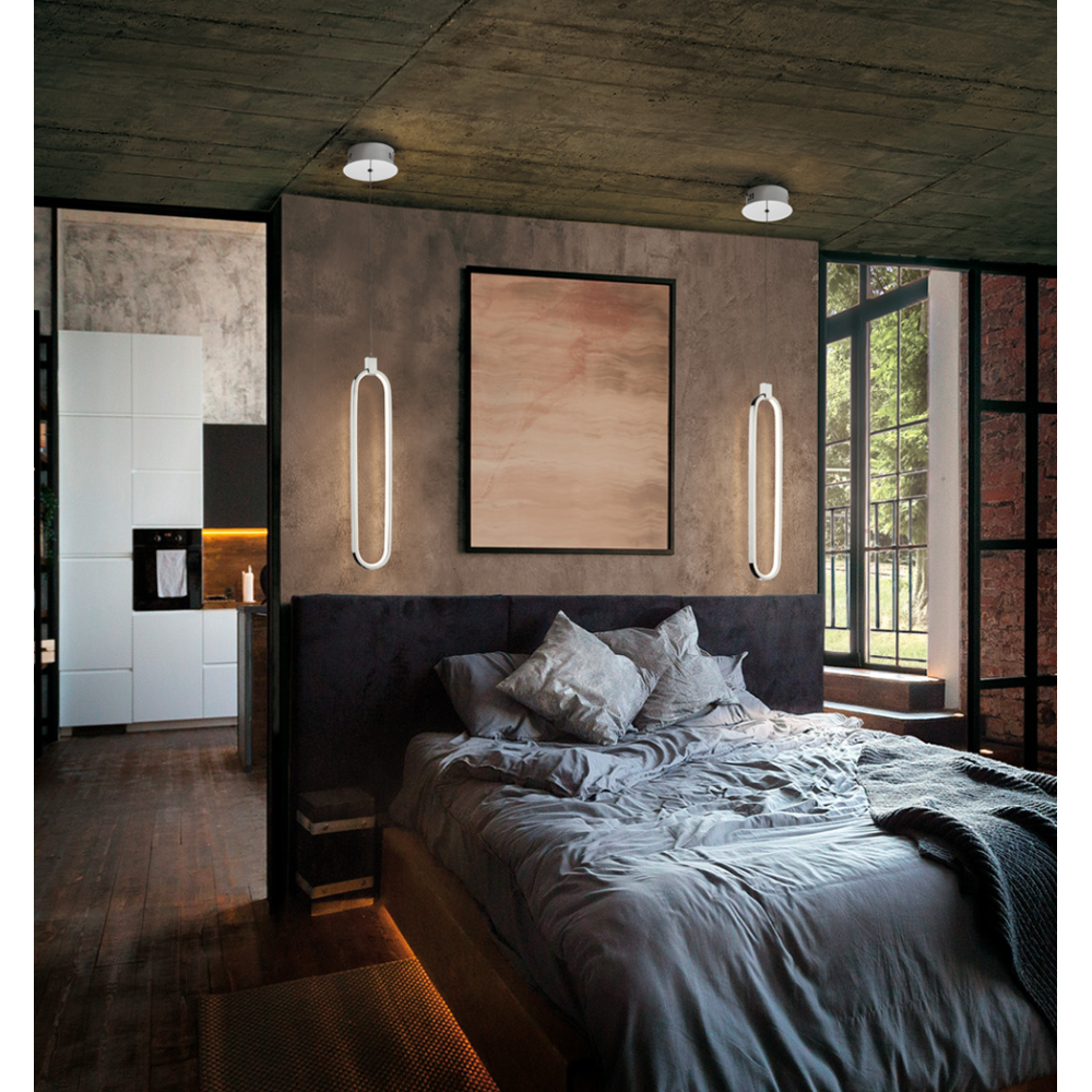 COLETTE-LAMPARA 1L CROMO