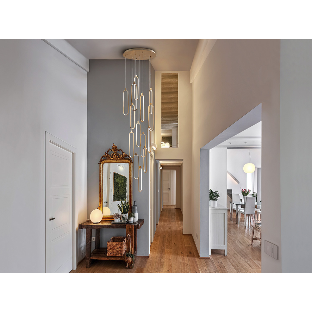 COLETTE-LAMPARA 14L ORO ROSA DIM