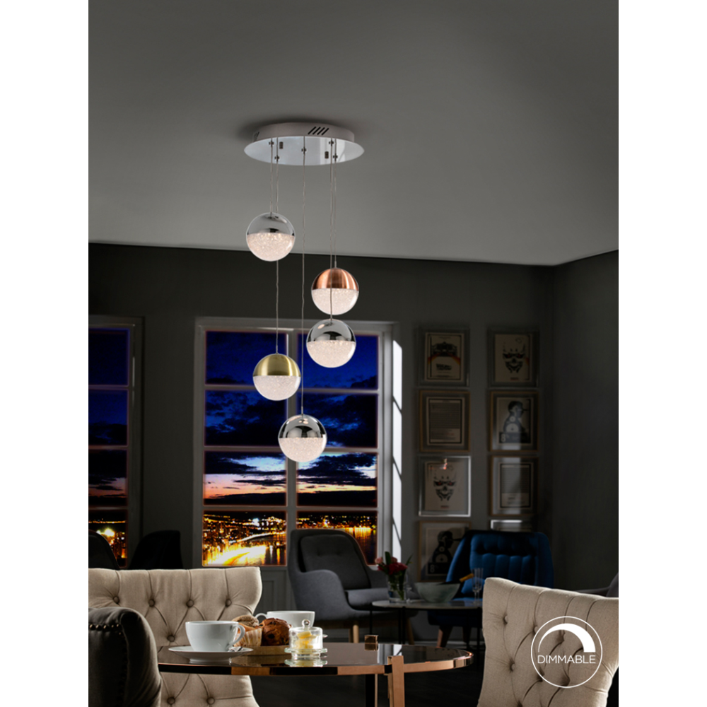 LAMPARA 5L LED ?SPHERE? COLOR