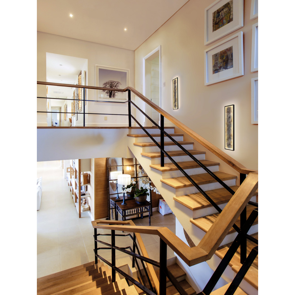 STONE- APLIQUE/PLAFON LED CCT-NEGRO L60