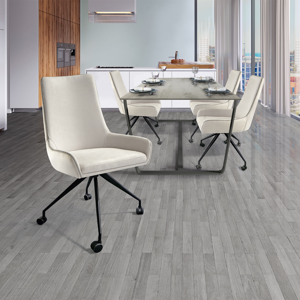 DIANE-SILLA RUEDAS BLANCA-HILO GRIS