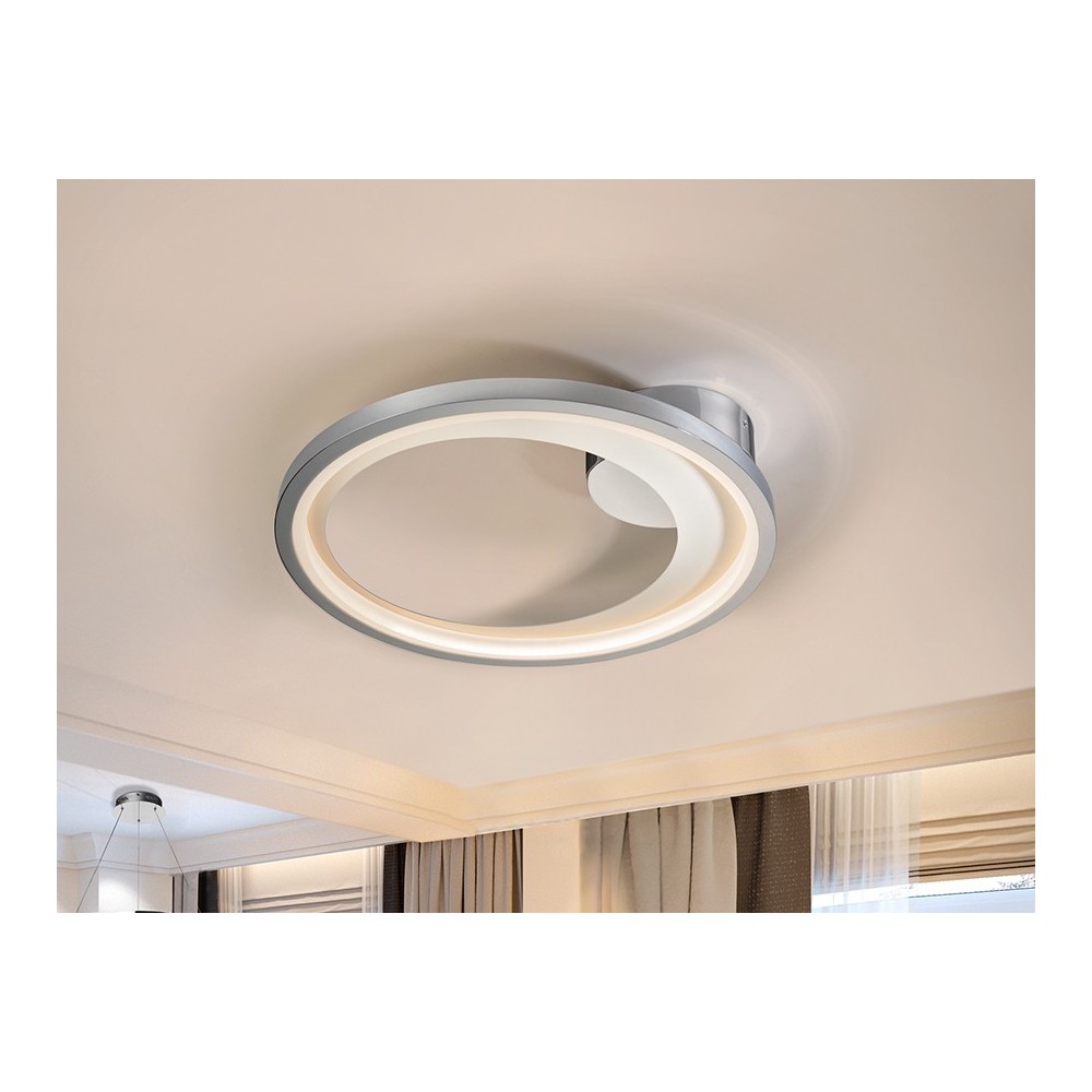 PLAFON LED·LARIS·43Ø CROMO