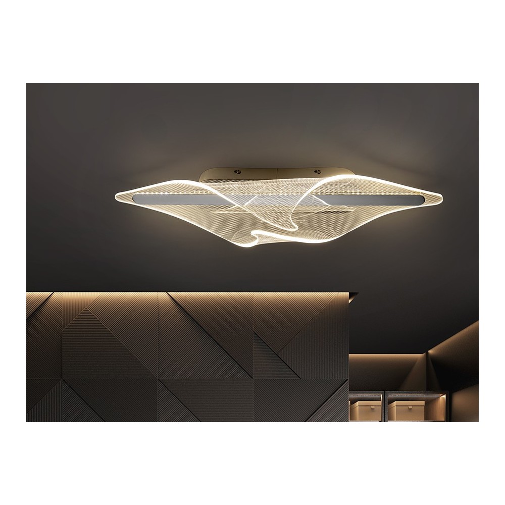 PLAFON/APLIQUE LED· ENIGMA·CROMO