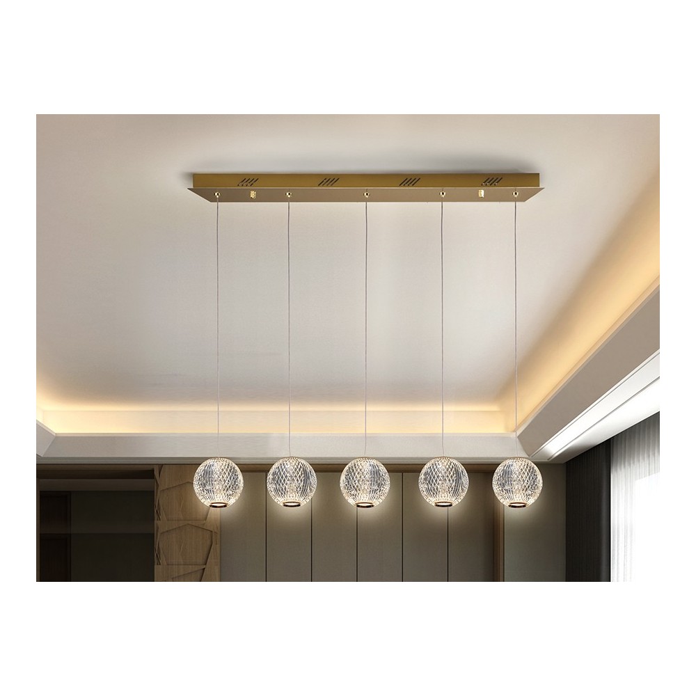 LAMPARA 5L LED·AUSTRAL· ORO