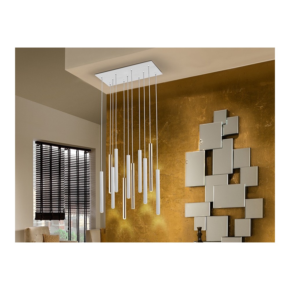 LAMP·VARAS· ORO/BLANCO 11L DIM